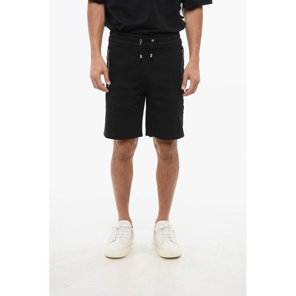Jersey Shorts with Branded Side Stripes